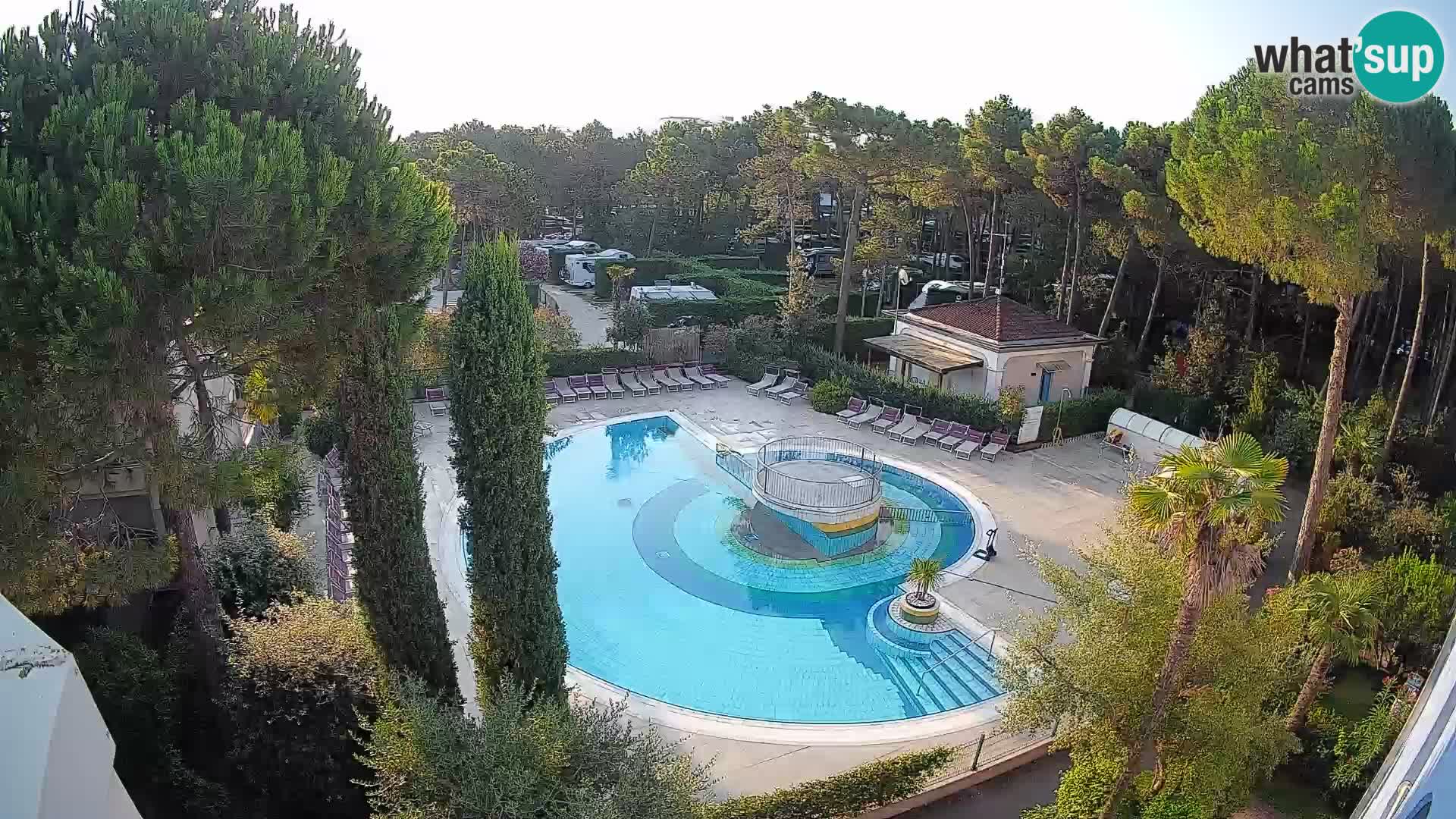 Villaggio Mare Blu pool LIVE webcam Bibione Pineda – Italy