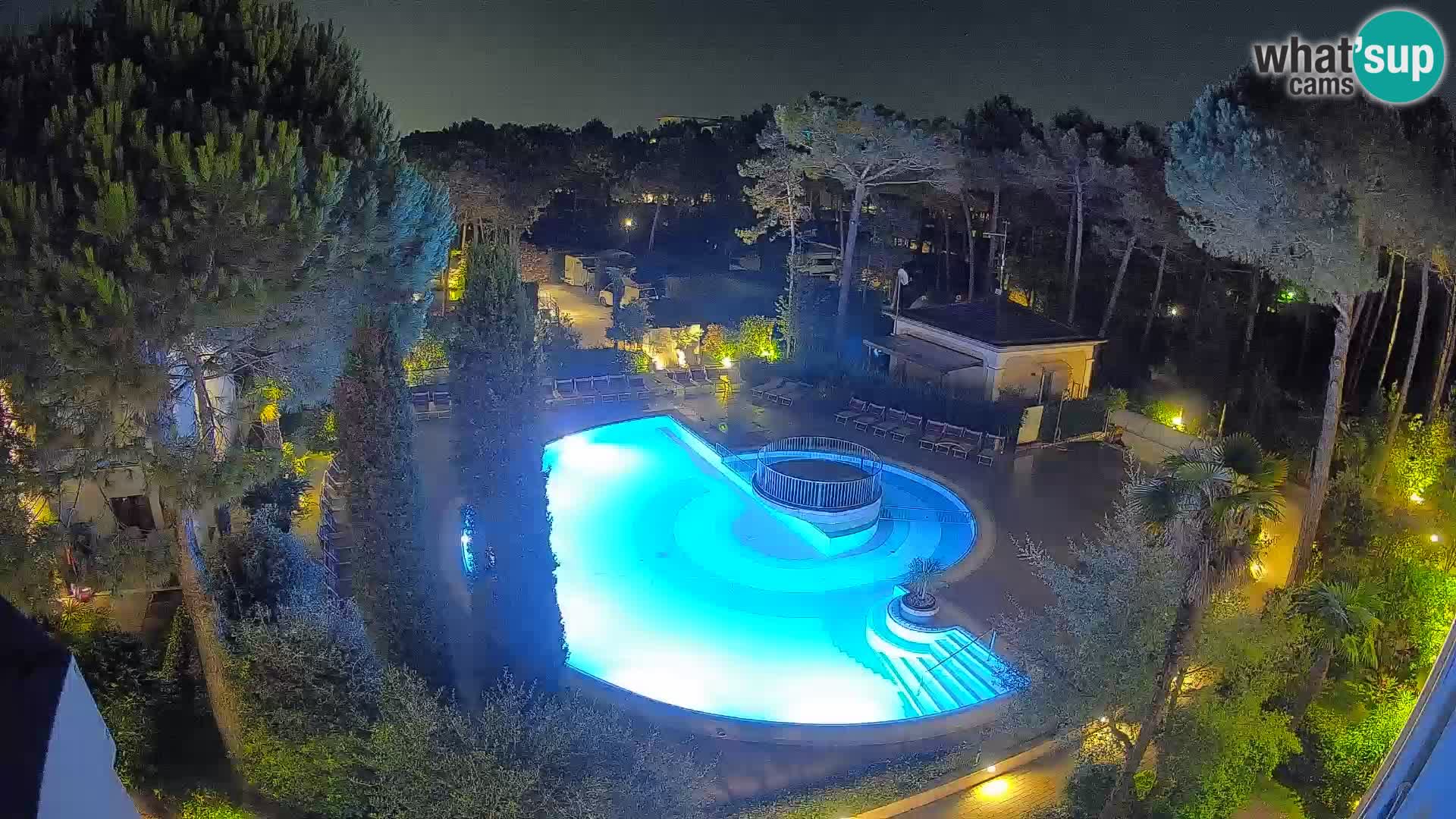 Villaggio Mare Blu pool LIVE webcam Bibione Pineda – Italy