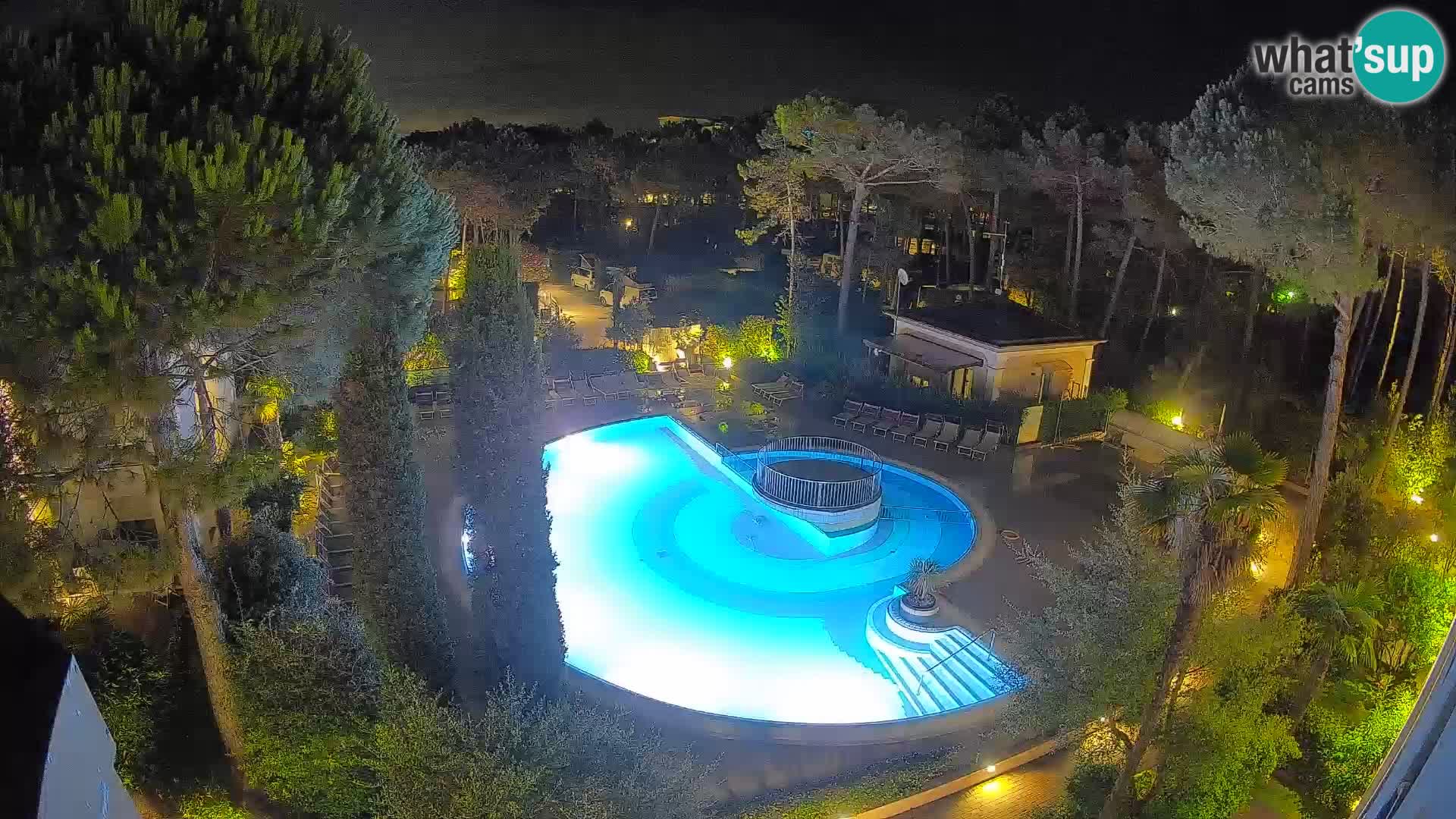 Piscina Villaggio Mare Blu EN VIVO webcam Bibione Pineda – Italia