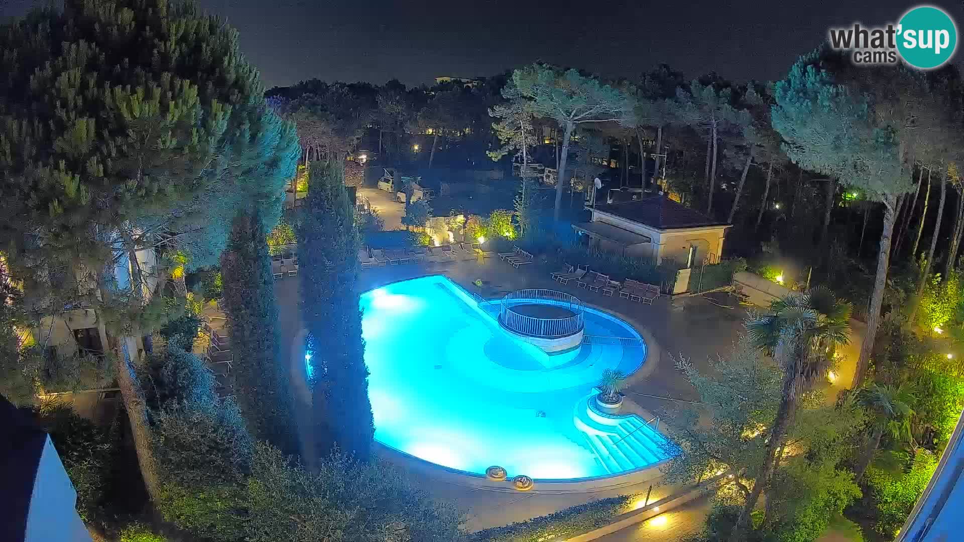 Piscina Villaggio Mare Blu webcam LIVE Bibione Pineda – Italia