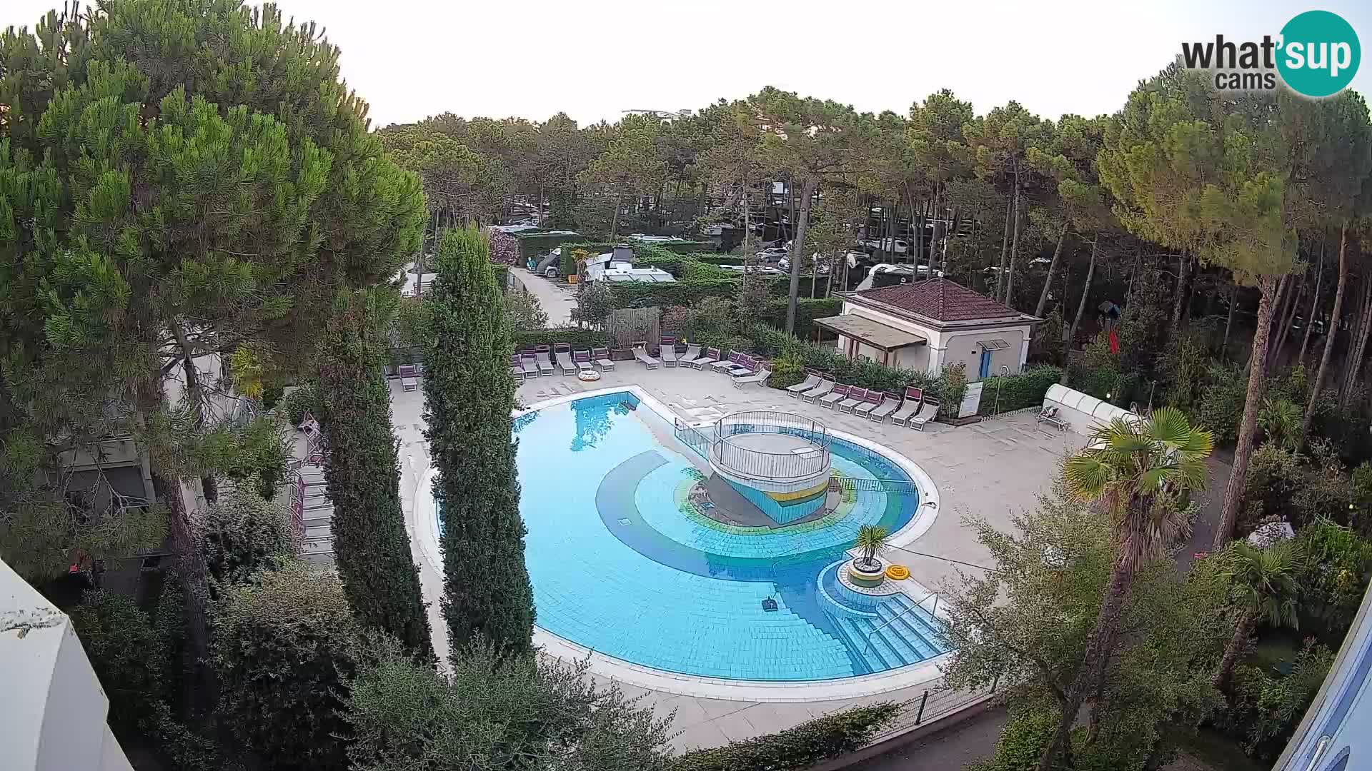Piscina Villaggio Mare Blu EN VIVO webcam Bibione Pineda – Italia