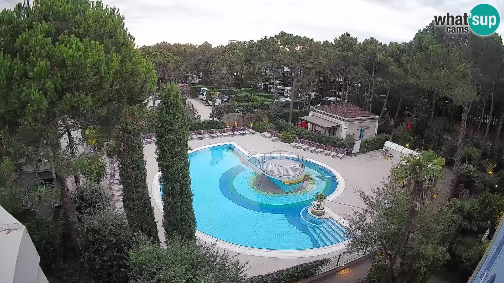 Villaggio Mare Blu pool LIVE webcam Bibione Pineda – Italy