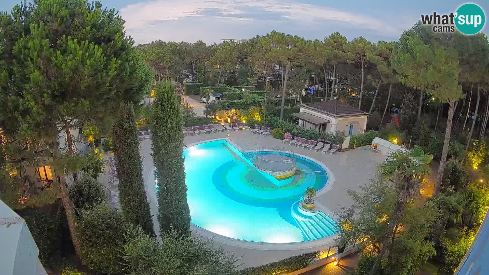 Villaggio Mare Blu pool LIVE webcam Bibione Pineda – Italy