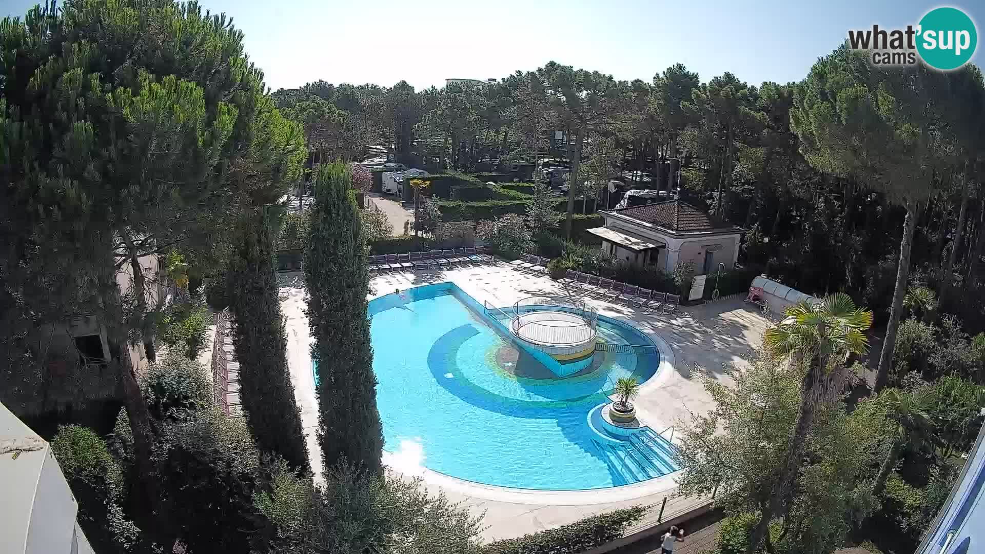 Piscina Villaggio Mare Blu EN VIVO webcam Bibione Pineda – Italia
