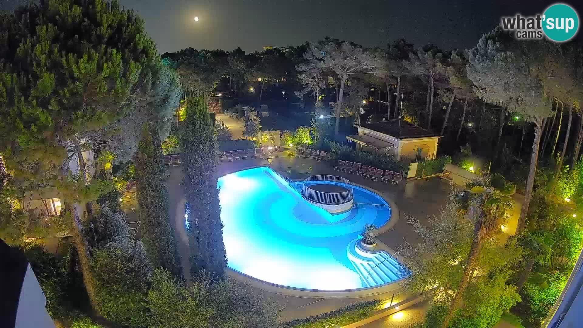 Villaggio Mare Blu piscine LIVE webcam Bibione Pineda – Italie