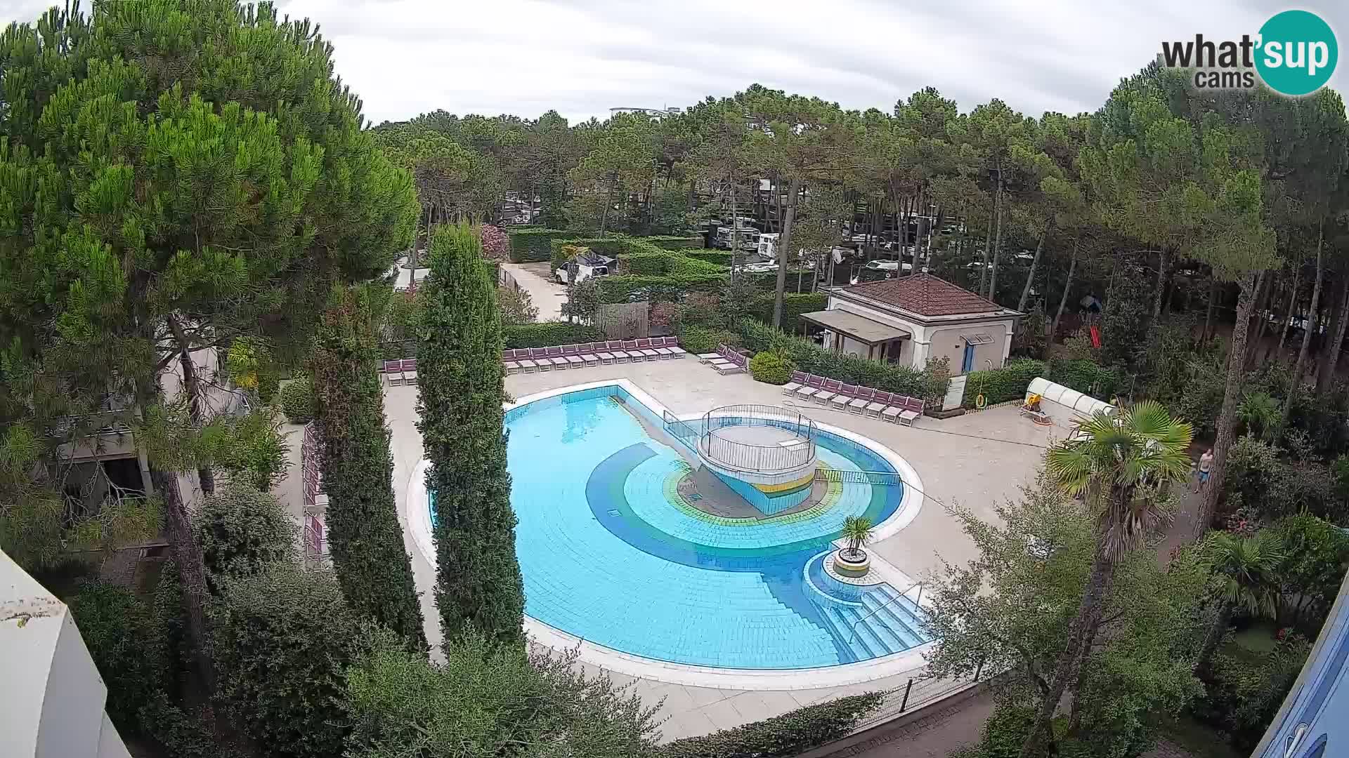 Villaggio Mare Blu pool LIVE webcam Bibione Pineda – Italy