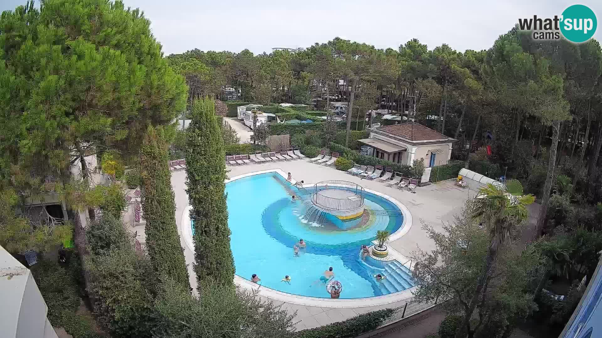 Piscina Villaggio Mare Blu webcam LIVE Bibione Pineda – Italia