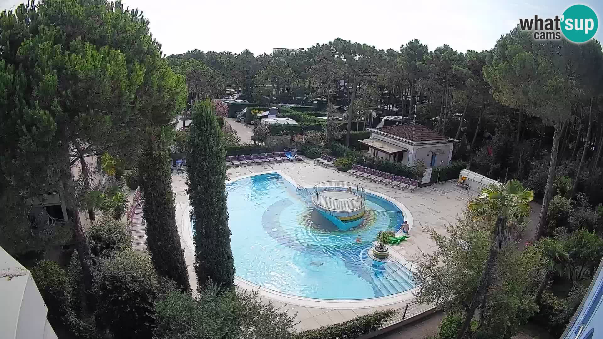 Villaggio Mare Blu piscine LIVE webcam Bibione Pineda – Italie
