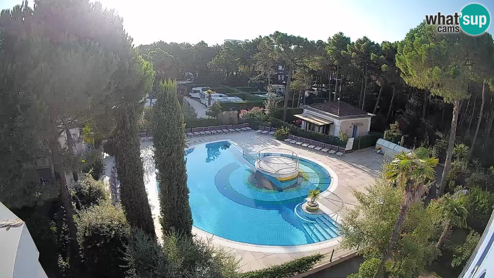 Piscina Villaggio Mare Blu webcam LIVE Bibione Pineda – Italia