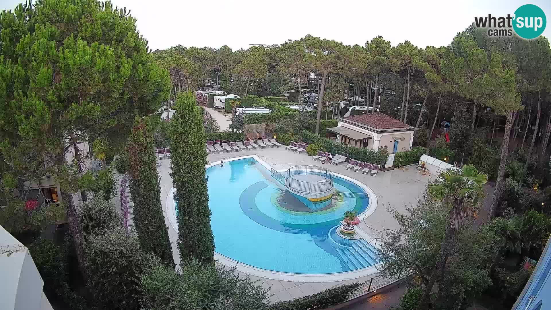 Villaggio Mare Blu pool LIVE webcam Bibione Pineda – Italy