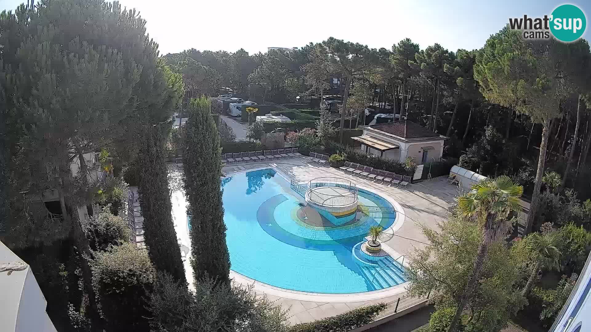 Piscina Villaggio Mare Blu webcam LIVE Bibione Pineda – Italia