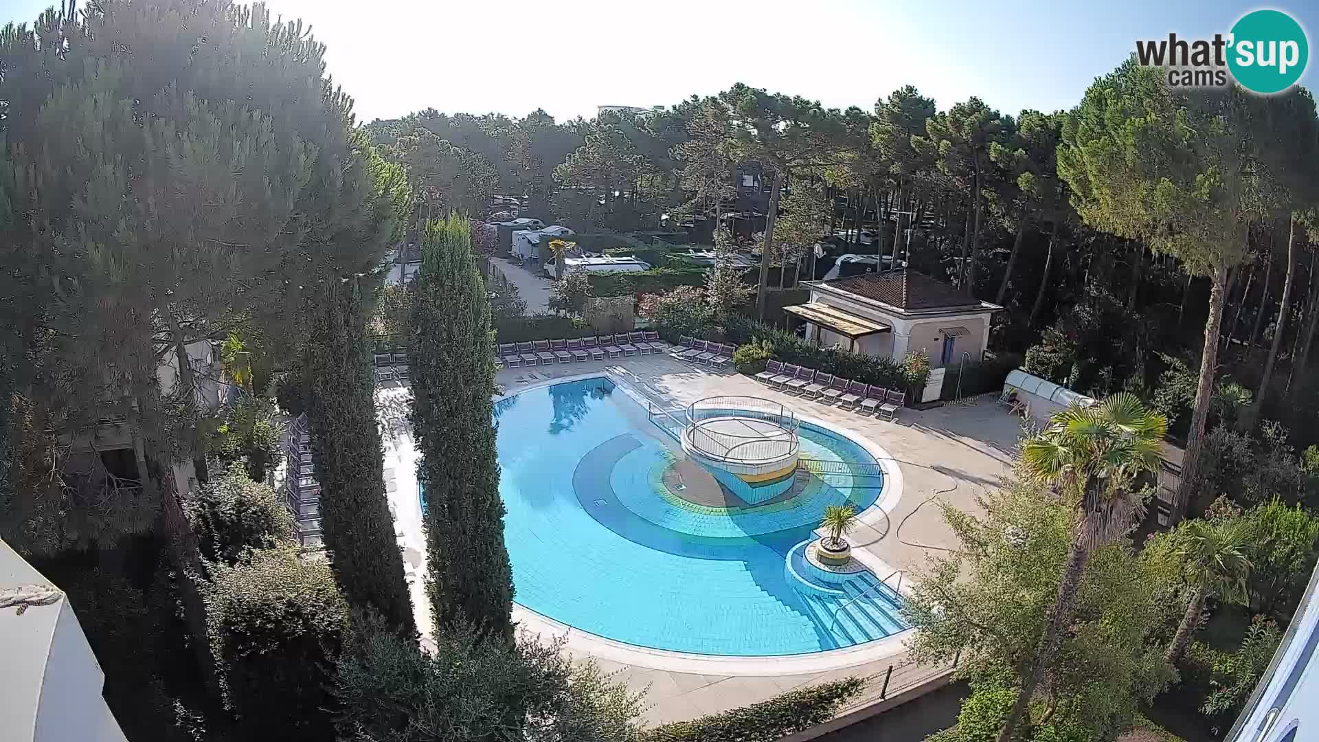 Villaggio Mare Blu piscine LIVE webcam Bibione Pineda – Italie