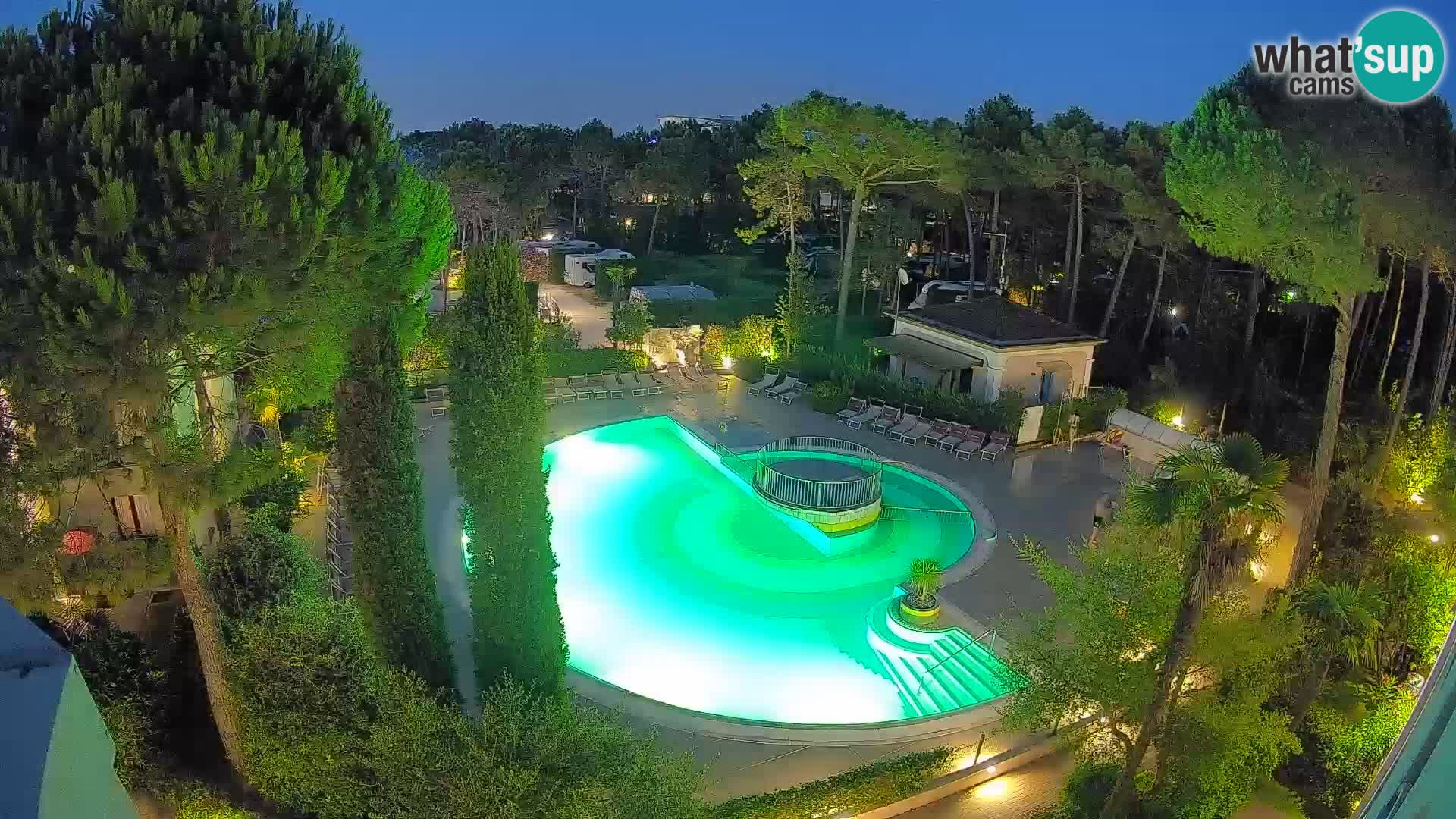 Villaggio Mare Blu piscine LIVE webcam Bibione Pineda – Italie