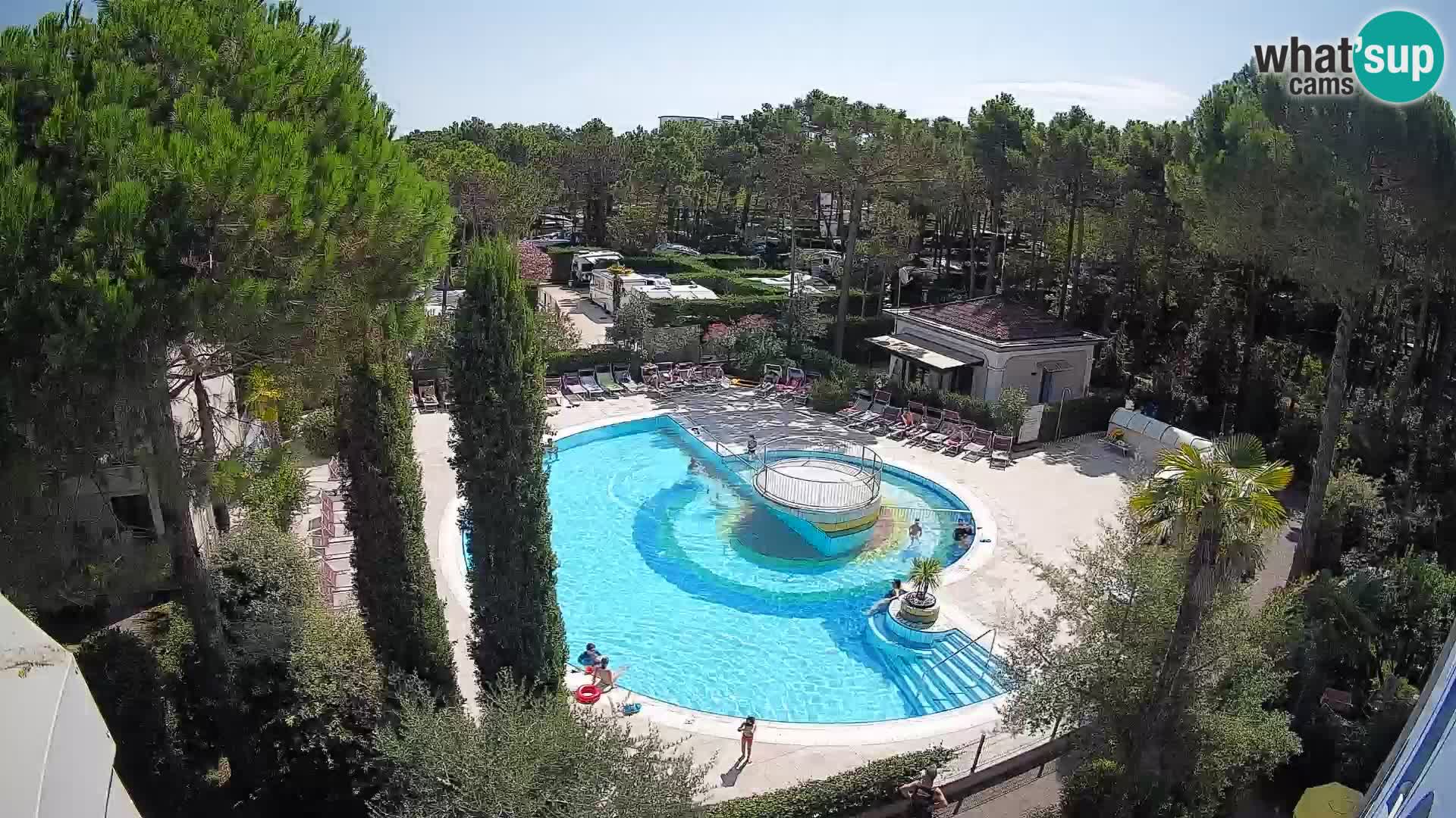 Villaggio Mare Blu pool LIVE webcam Bibione Pineda – Italy