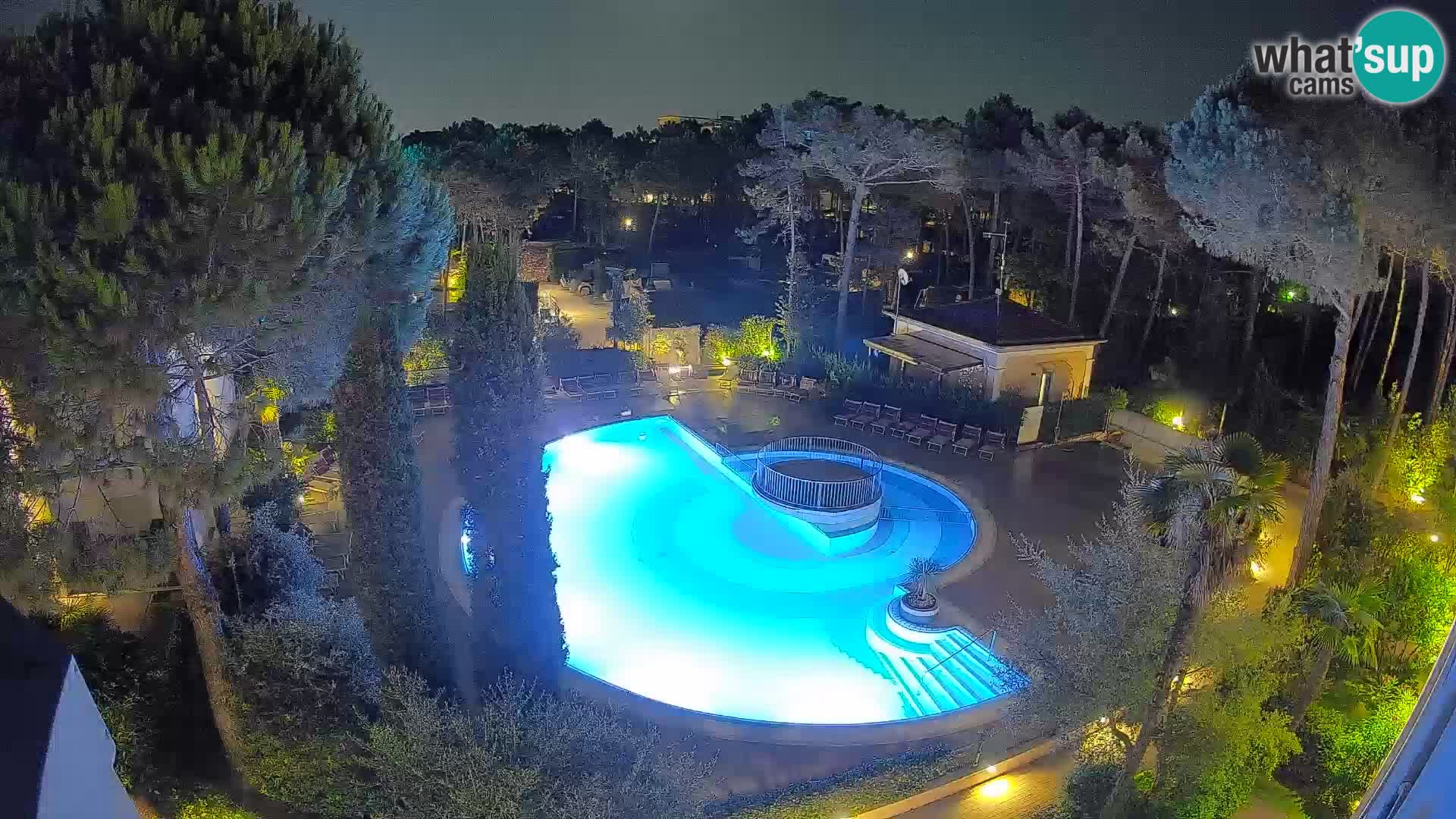 Villaggio Mare Blu pool LIVE webcam Bibione Pineda – Italy