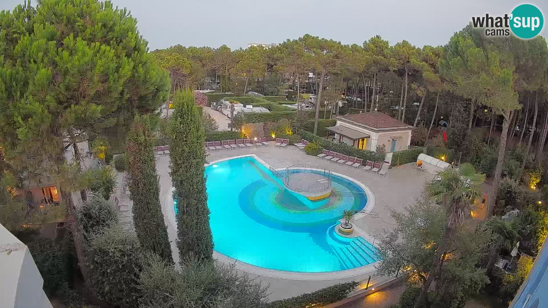 Villaggio Mare Blu pool LIVE webcam Bibione Pineda – Italy