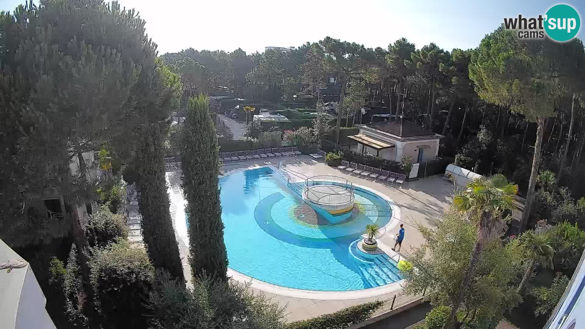 Piscina Villaggio Mare Blu webcam LIVE Bibione Pineda – Italia