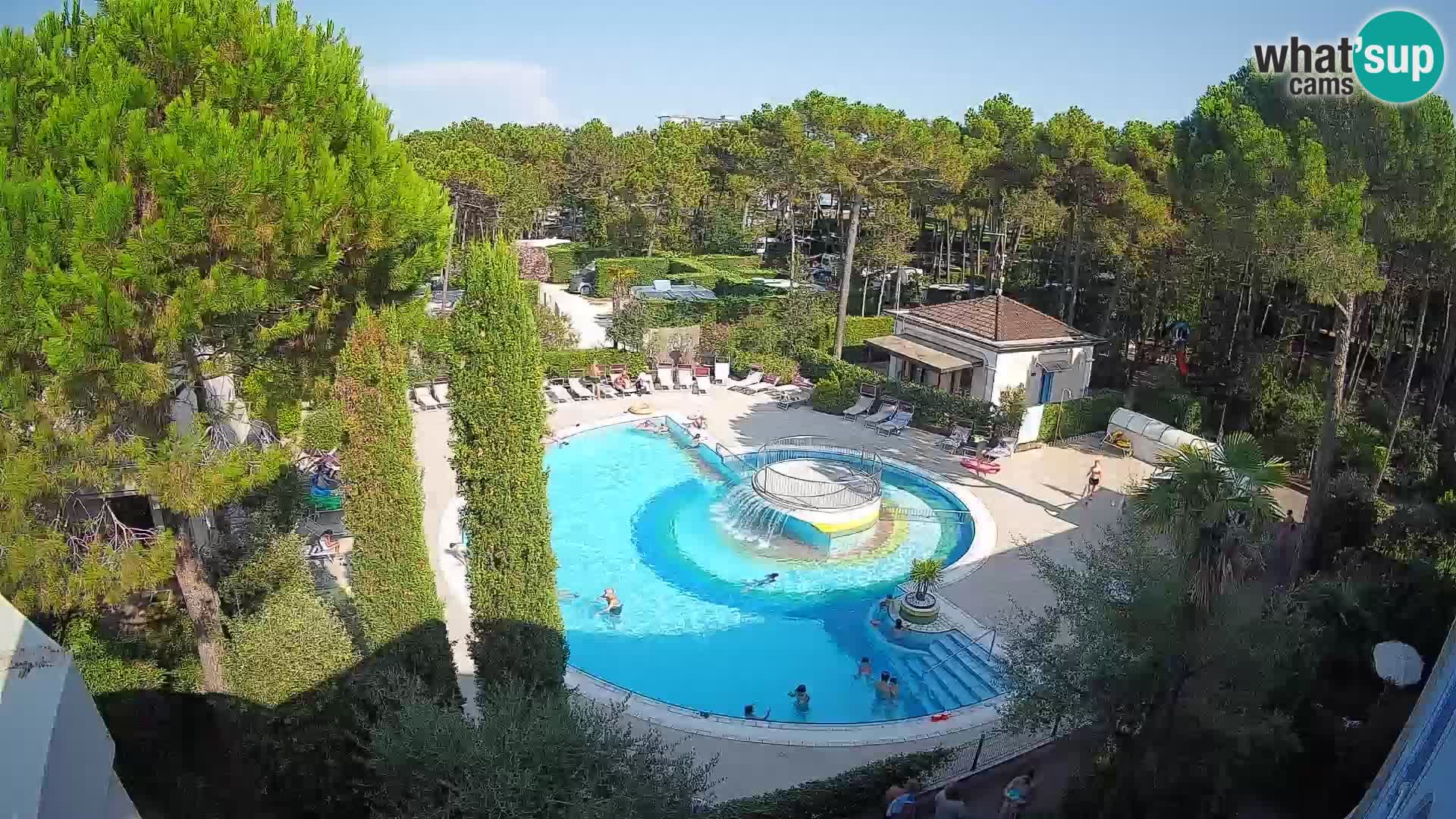 Piscina Villaggio Mare Blu EN VIVO webcam Bibione Pineda – Italia