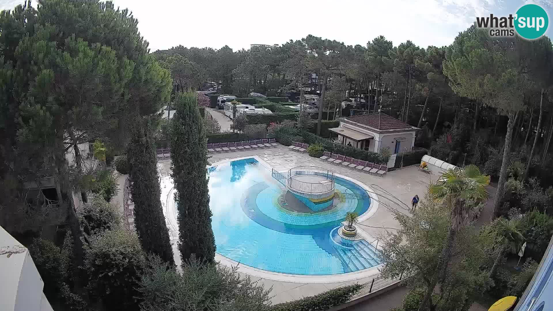 Villaggio Mare Blu piscine LIVE webcam Bibione Pineda – Italie