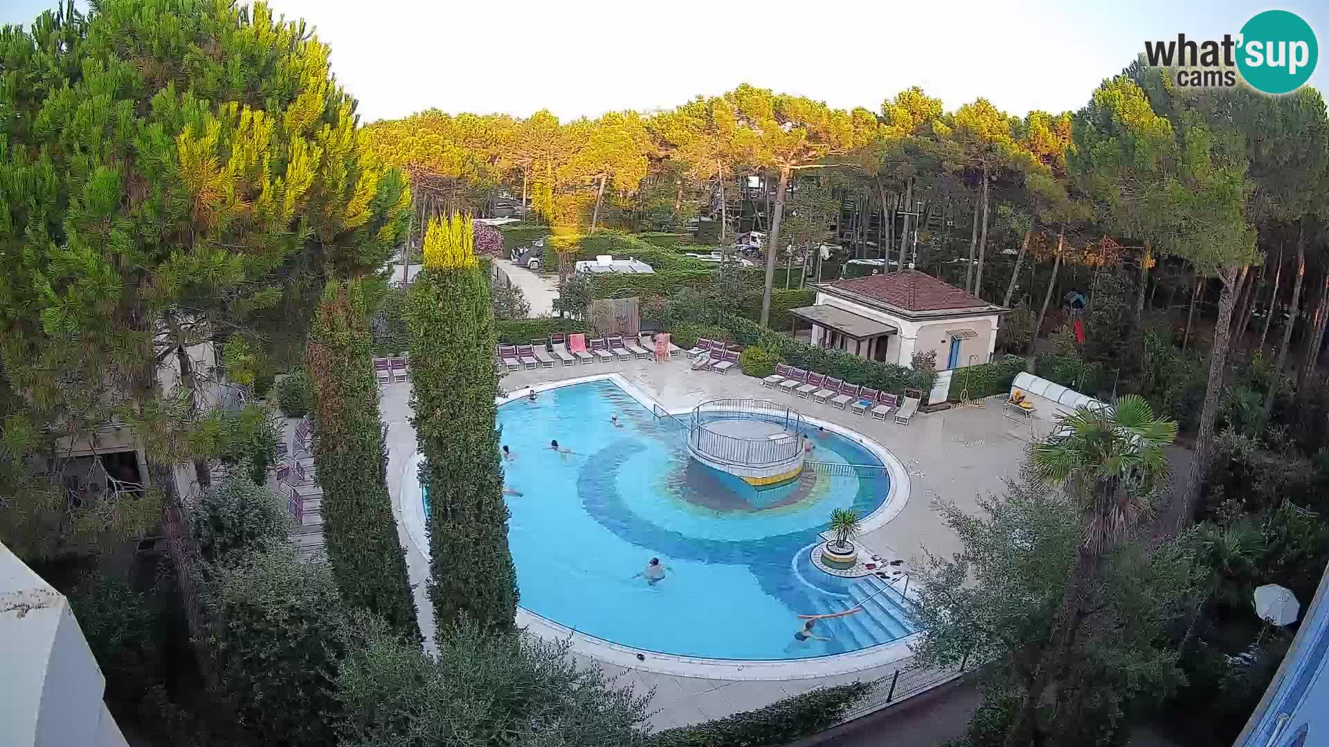 Piscina Villaggio Mare Blu webcam LIVE Bibione Pineda – Italia