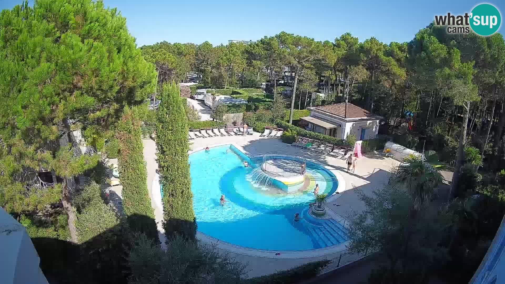 Villaggio Mare Blu piscine LIVE webcam Bibione Pineda – Italie