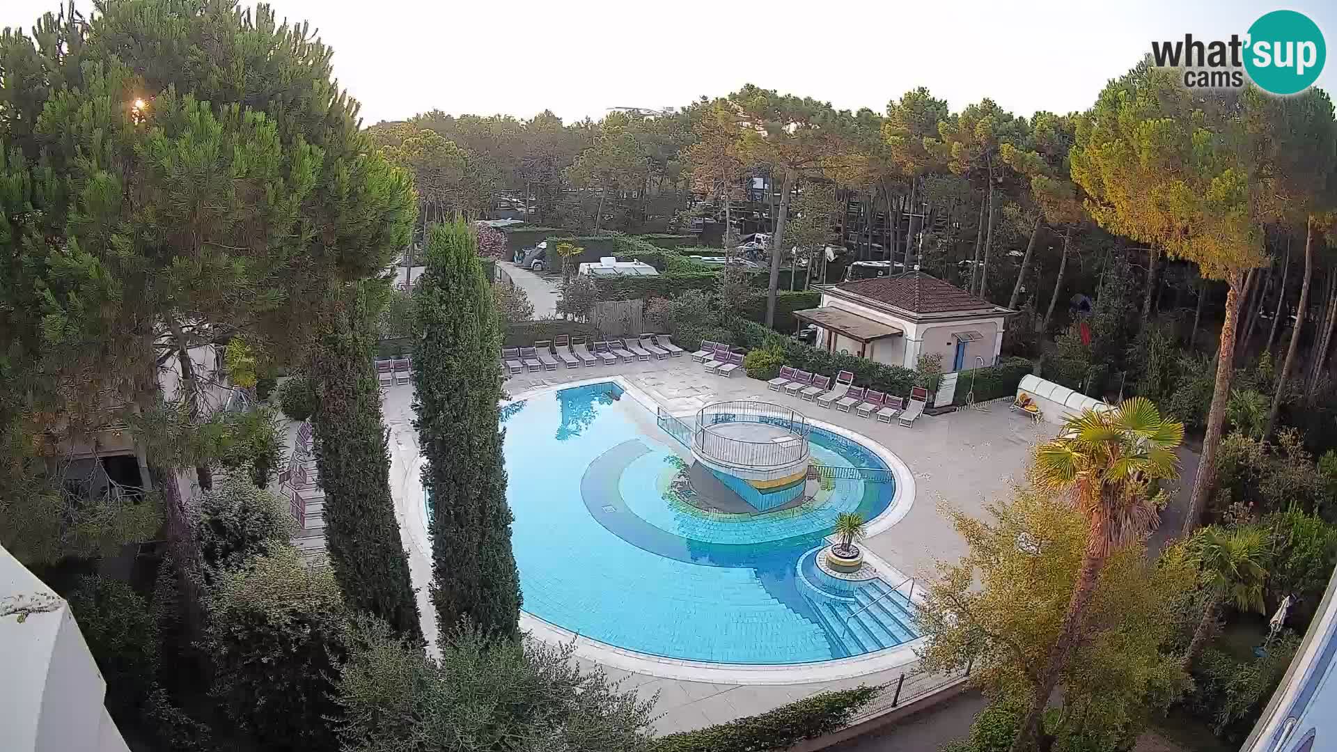 Piscina Villaggio Mare Blu EN VIVO webcam Bibione Pineda – Italia