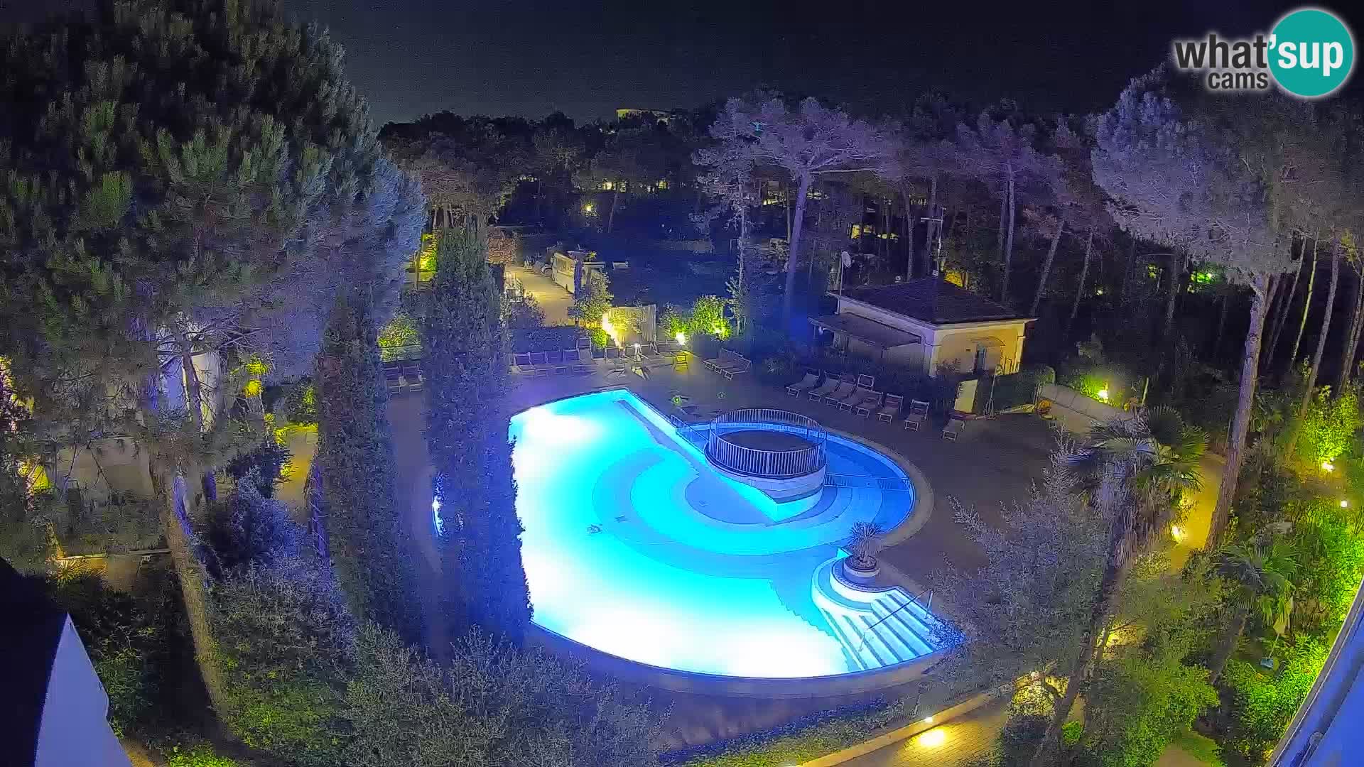 Villaggio Mare Blu piscine LIVE webcam Bibione Pineda – Italie