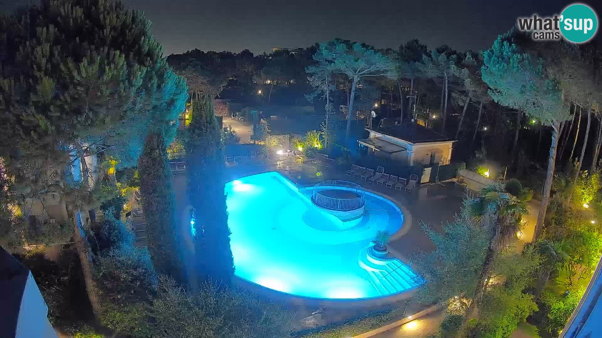 Villaggio Mare Blu piscine LIVE webcam Bibione Pineda – Italie