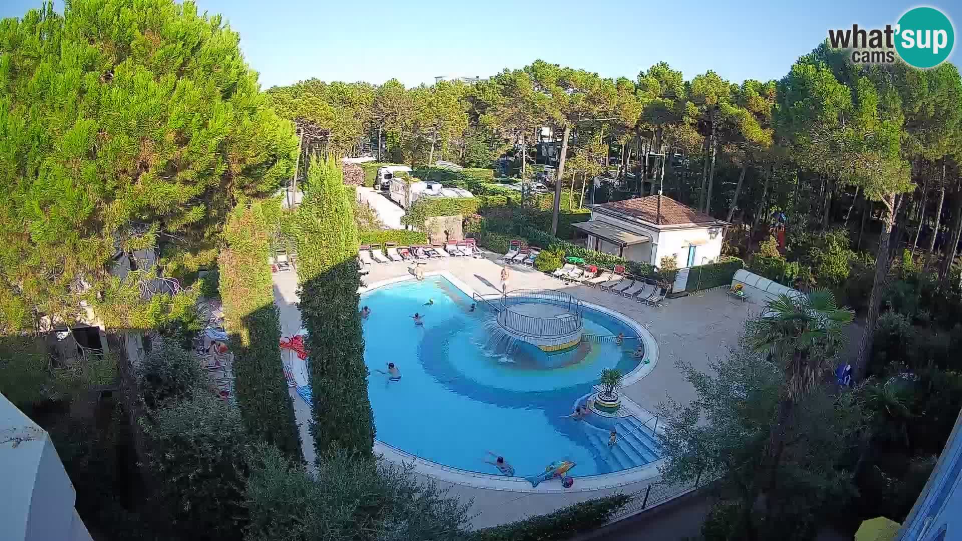 Villaggio Mare Blu piscine LIVE webcam Bibione Pineda – Italie