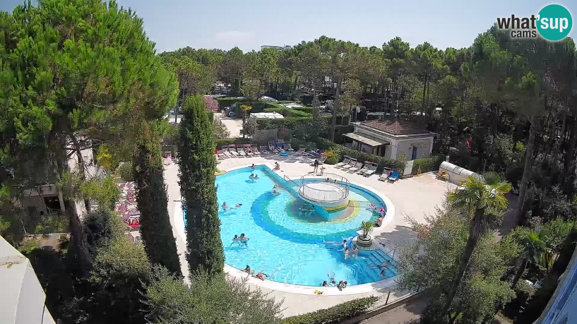 Villaggio Mare Blu piscine LIVE webcam Bibione Pineda – Italie