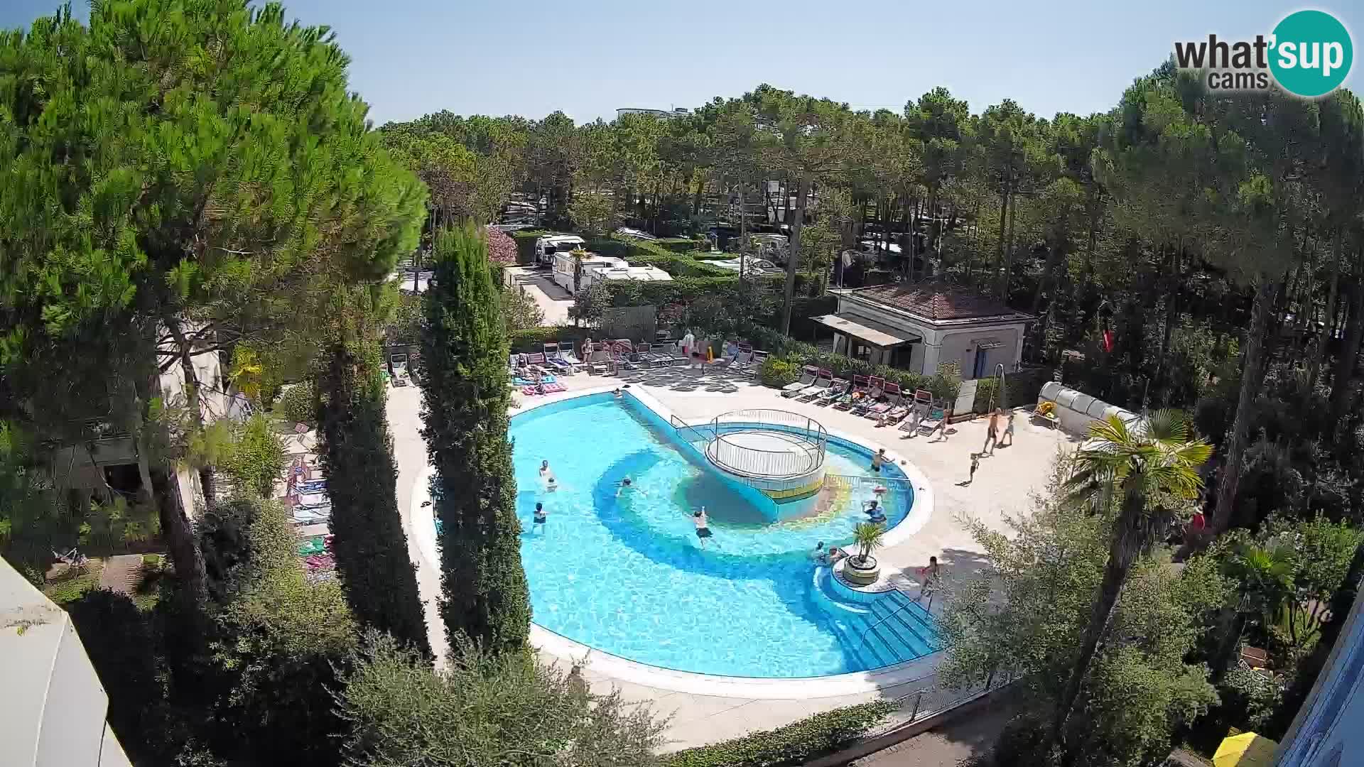 Villaggio Mare Blu Pool LIVE-Webcam Bibione Pineda – Italien