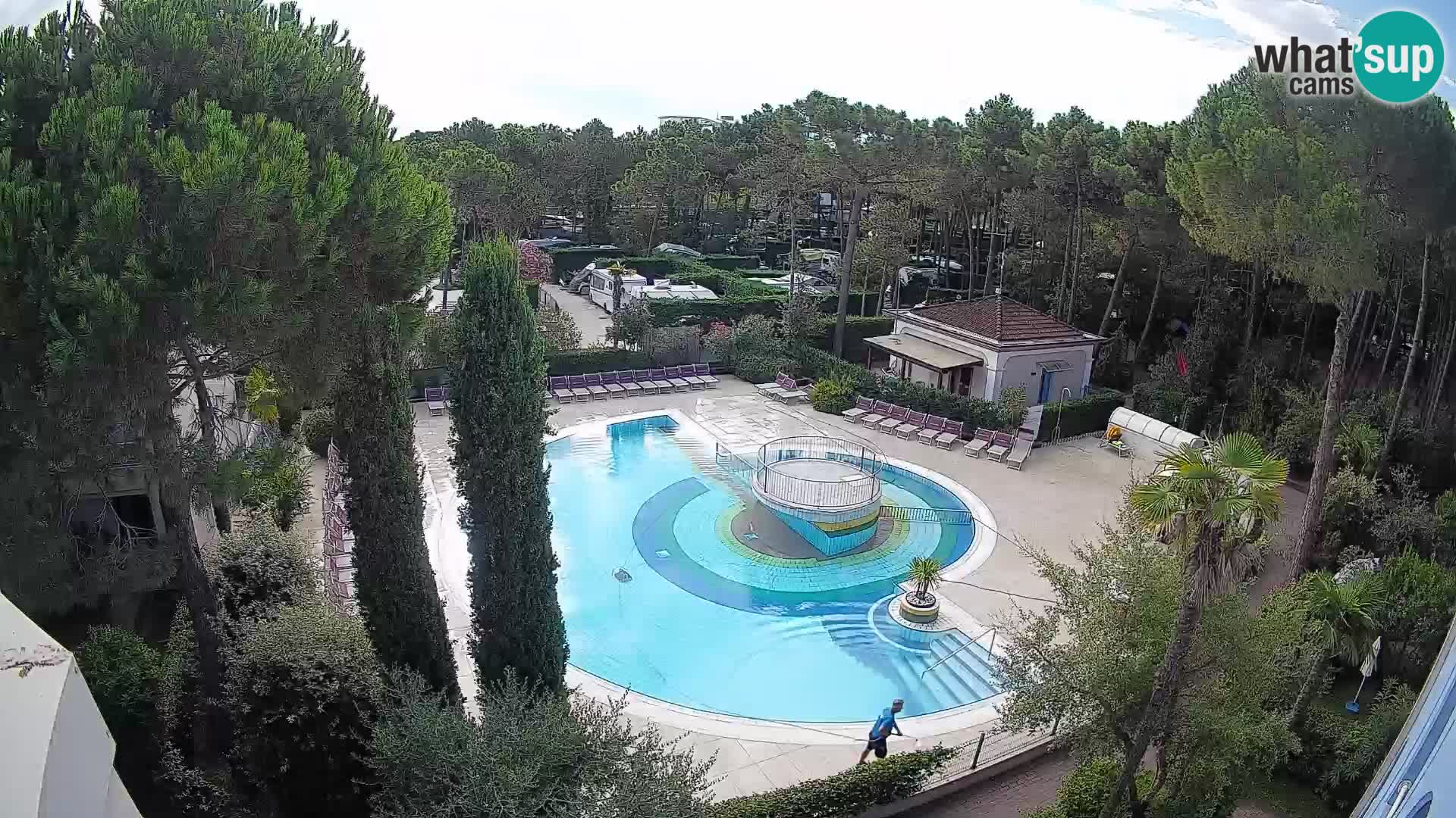 Villaggio Mare Blu pool LIVE webcam Bibione Pineda – Italy