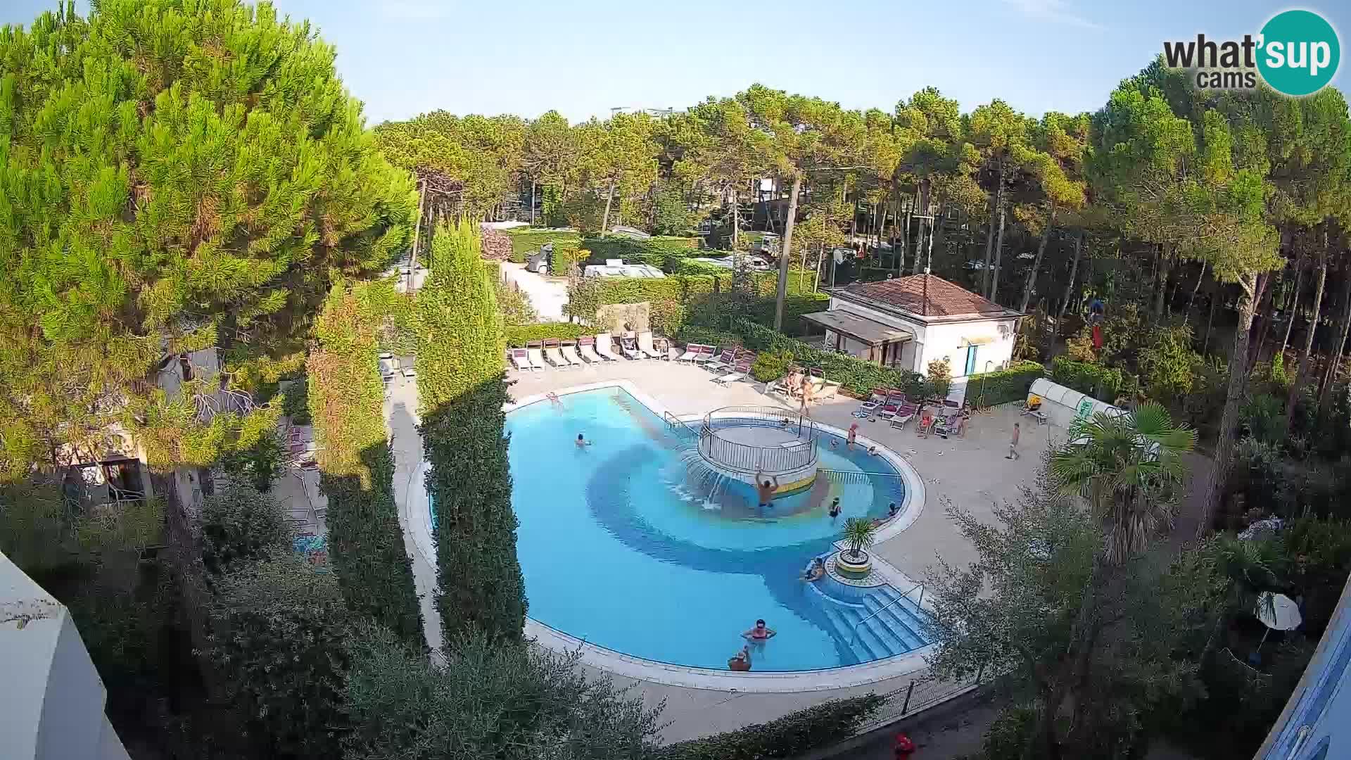 Piscina Villaggio Mare Blu EN VIVO webcam Bibione Pineda – Italia