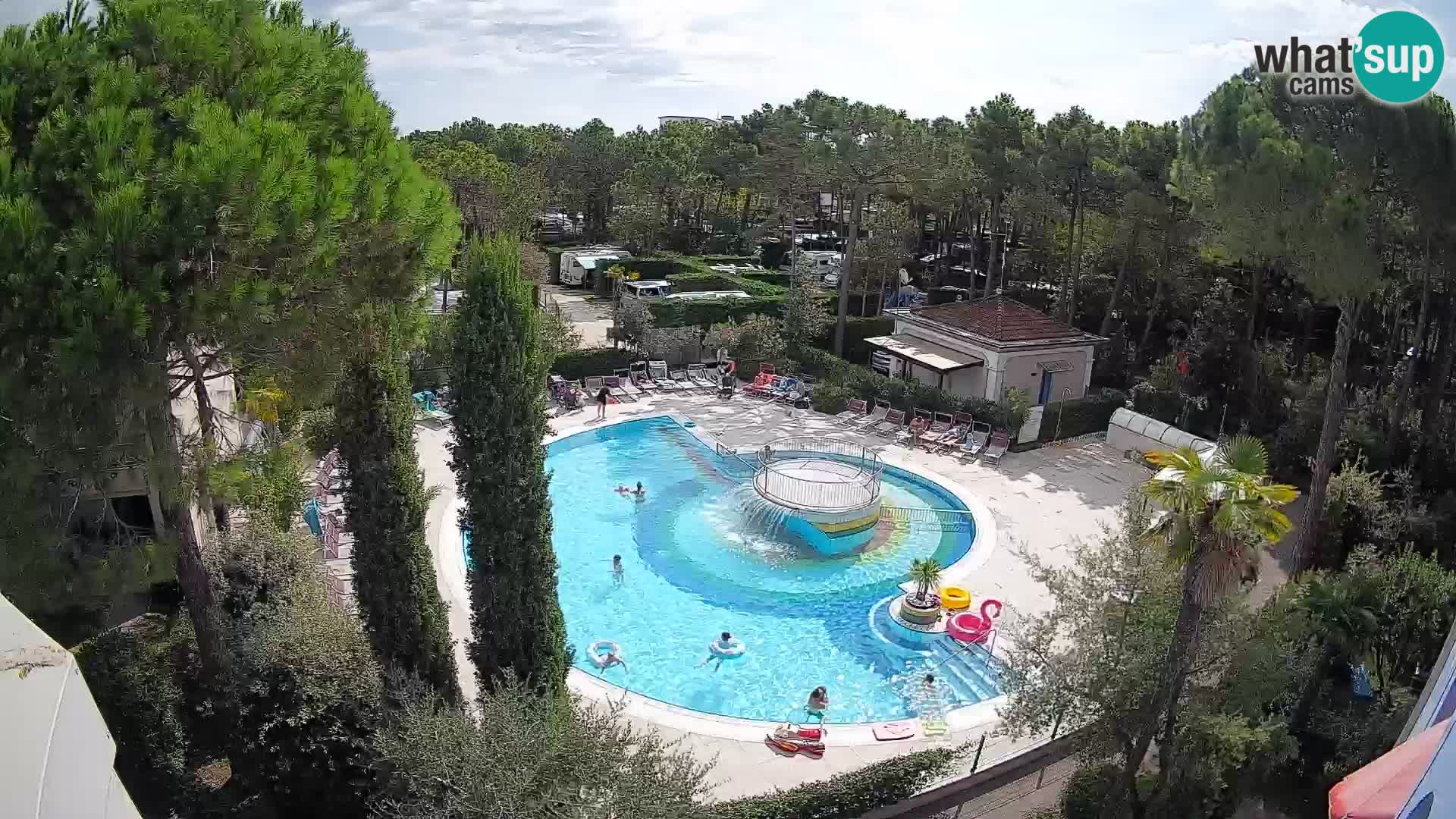 Piscina Villaggio Mare Blu webcam LIVE Bibione Pineda – Italia
