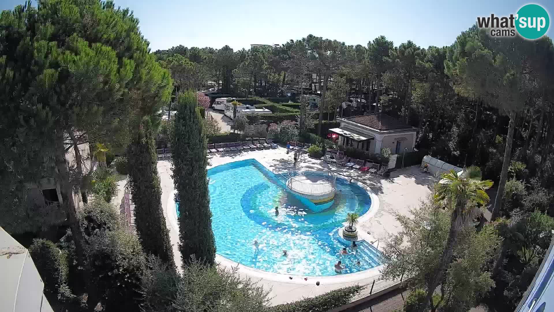 Villaggio Mare Blu pool LIVE webcam Bibione Pineda – Italy