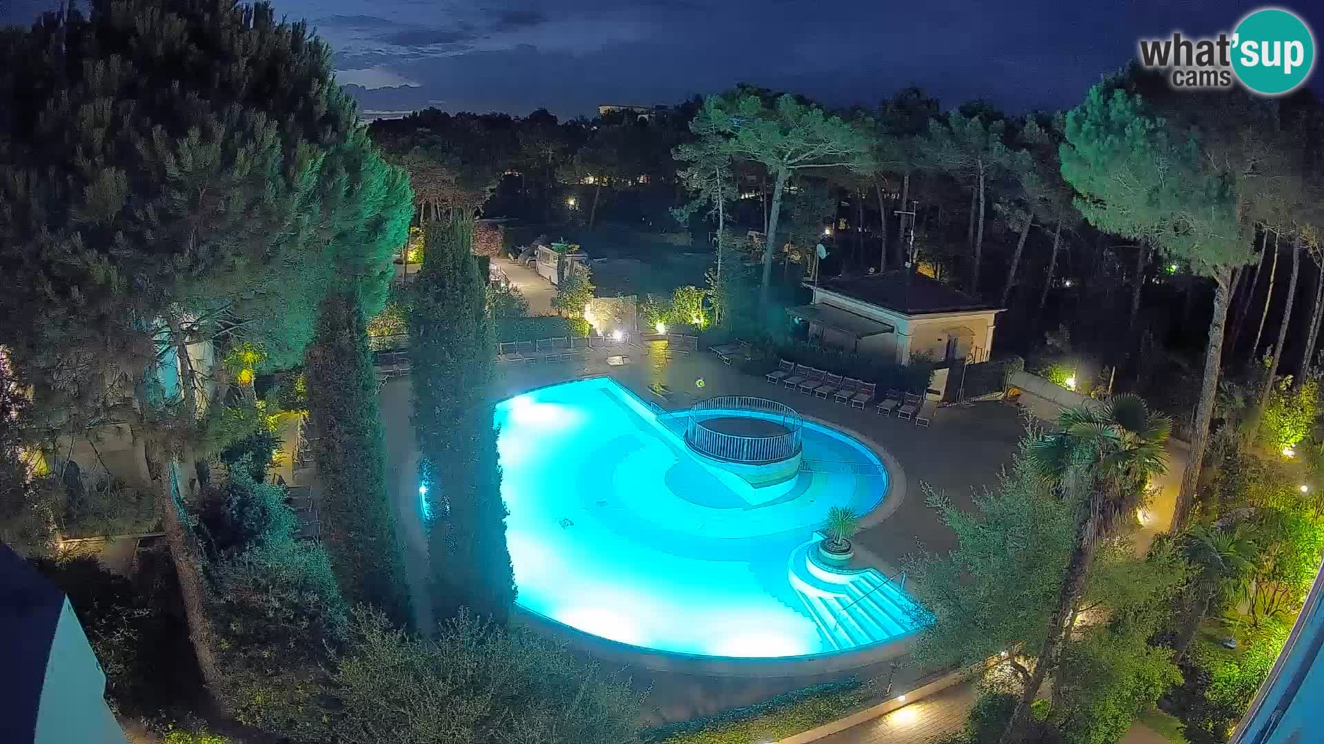 Piscina Villaggio Mare Blu EN VIVO webcam Bibione Pineda – Italia