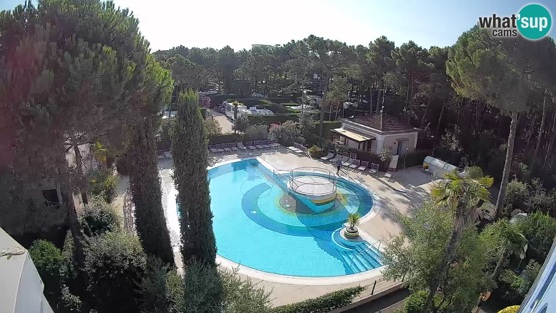 Villaggio Mare Blu piscine LIVE webcam Bibione Pineda – Italie