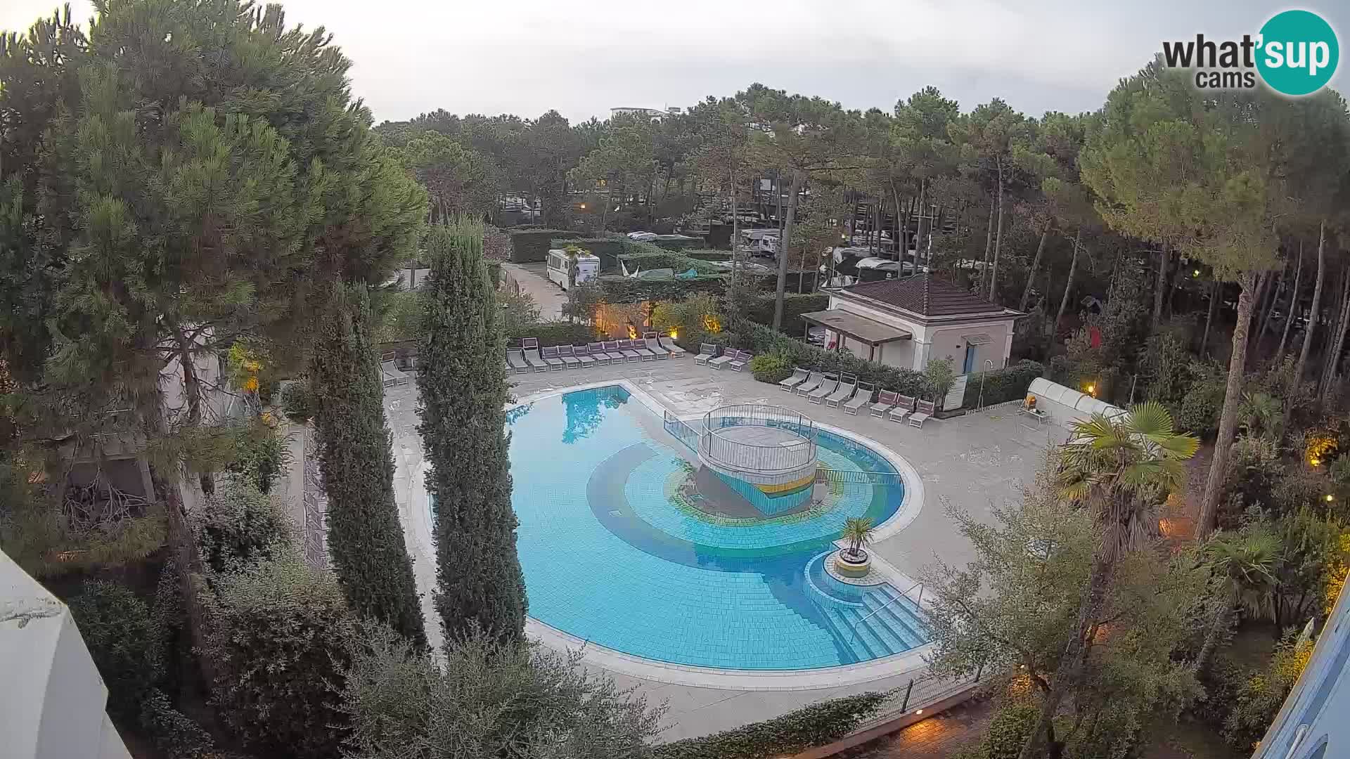 Villaggio Mare Blu piscine LIVE webcam Bibione Pineda – Italie