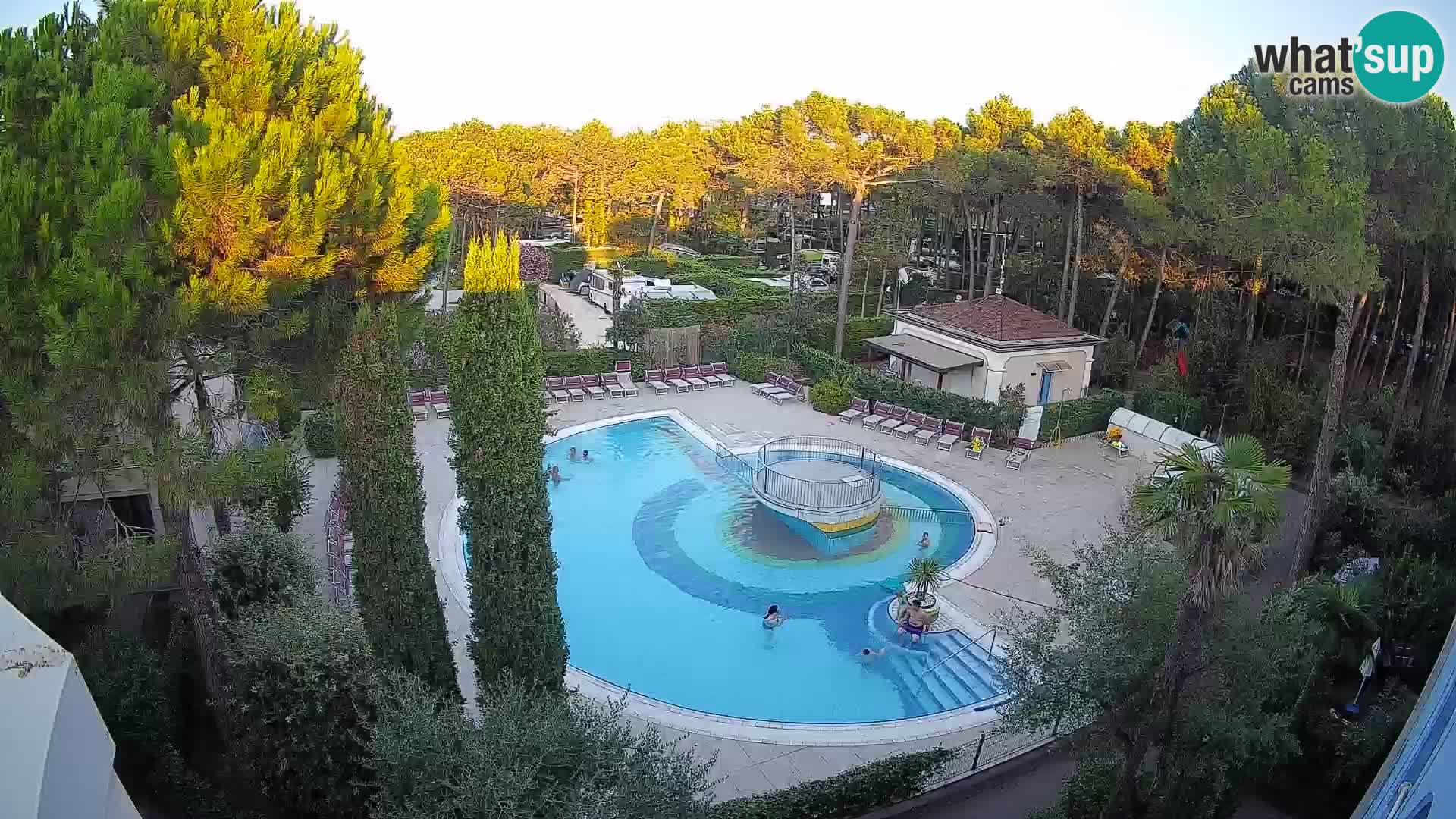 Piscina Villaggio Mare Blu EN VIVO webcam Bibione Pineda – Italia