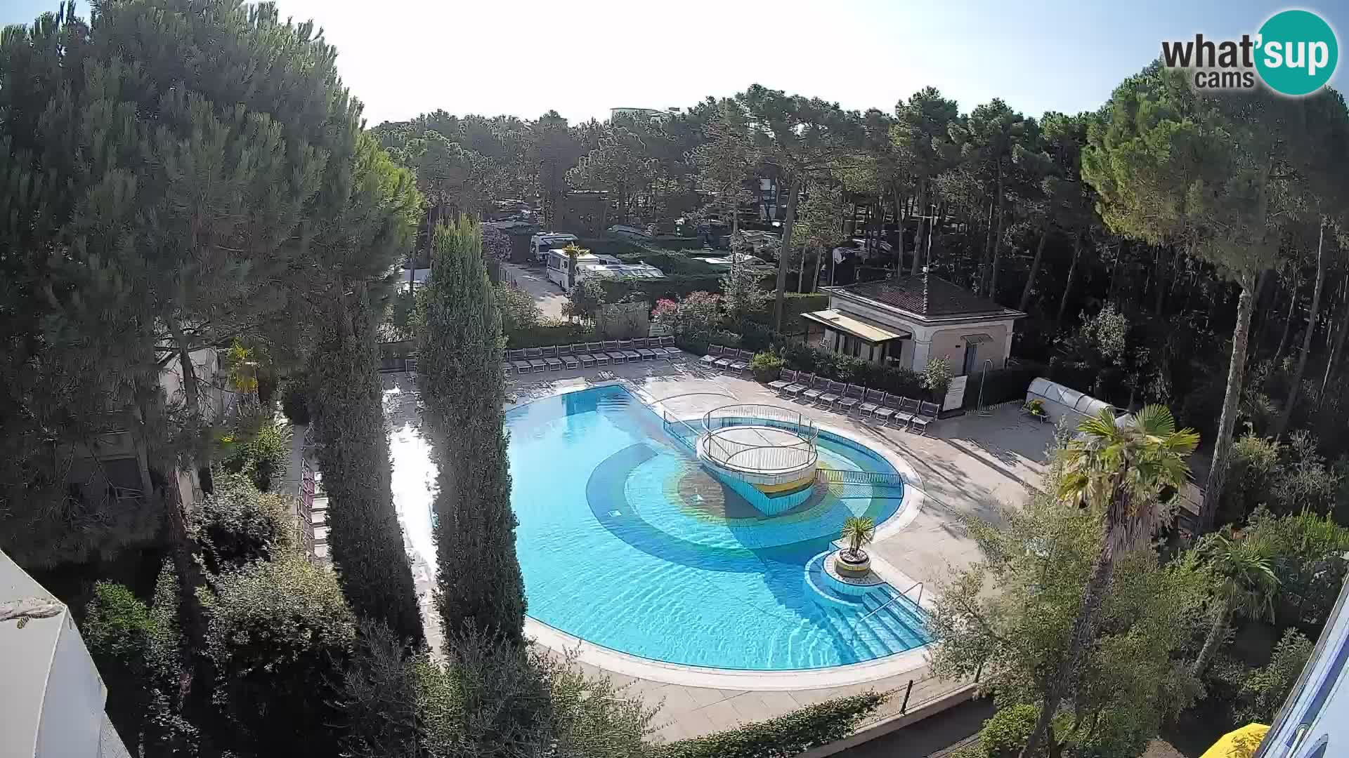 Villaggio Mare Blu pool LIVE webcam Bibione Pineda – Italy