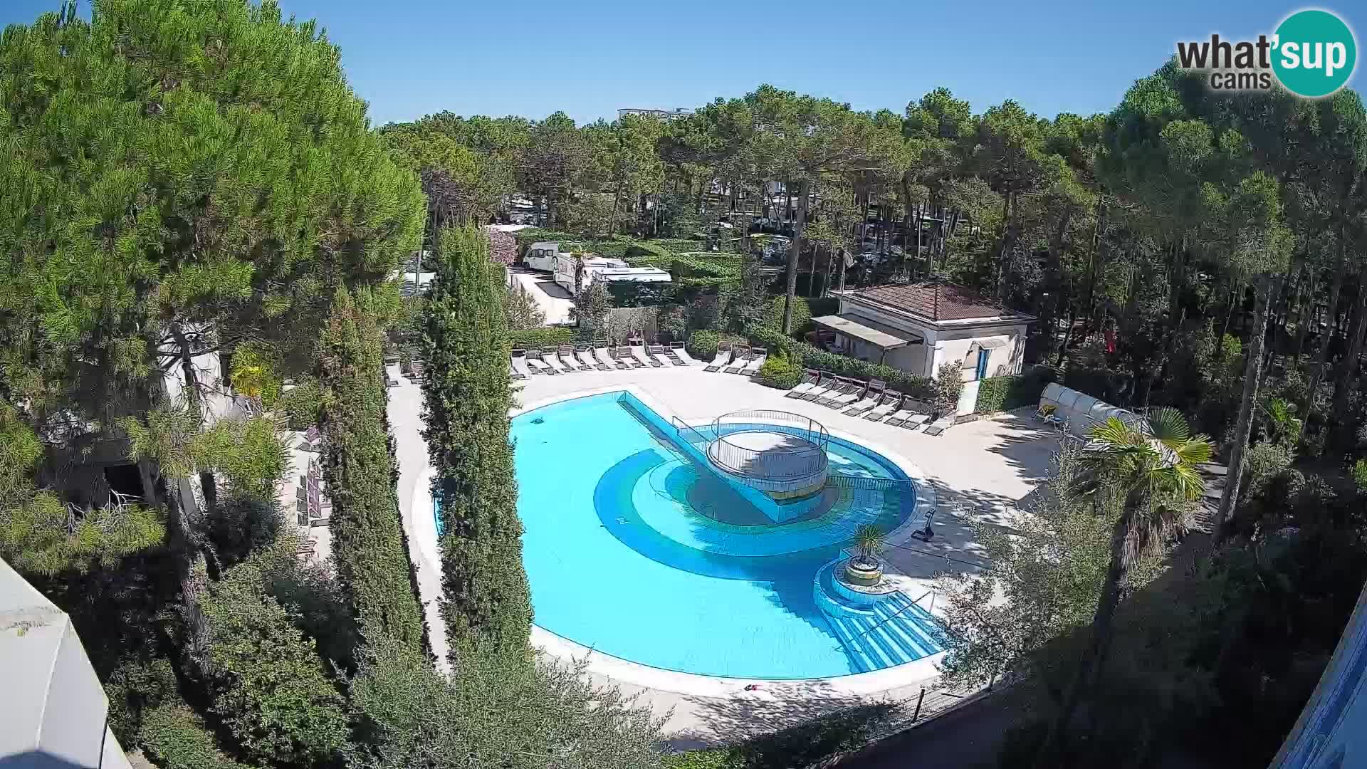 Piscina Villaggio Mare Blu webcam LIVE Bibione Pineda – Italia