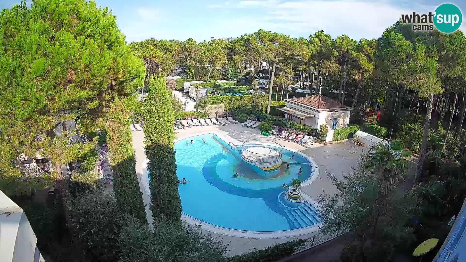 Piscina Villaggio Mare Blu webcam LIVE Bibione Pineda – Italia