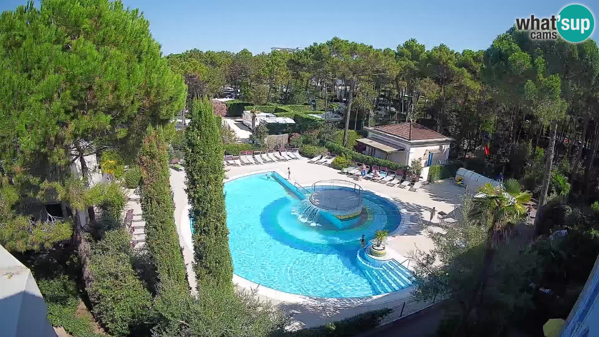 Villaggio Mare Blu pool LIVE webcam Bibione Pineda – Italy
