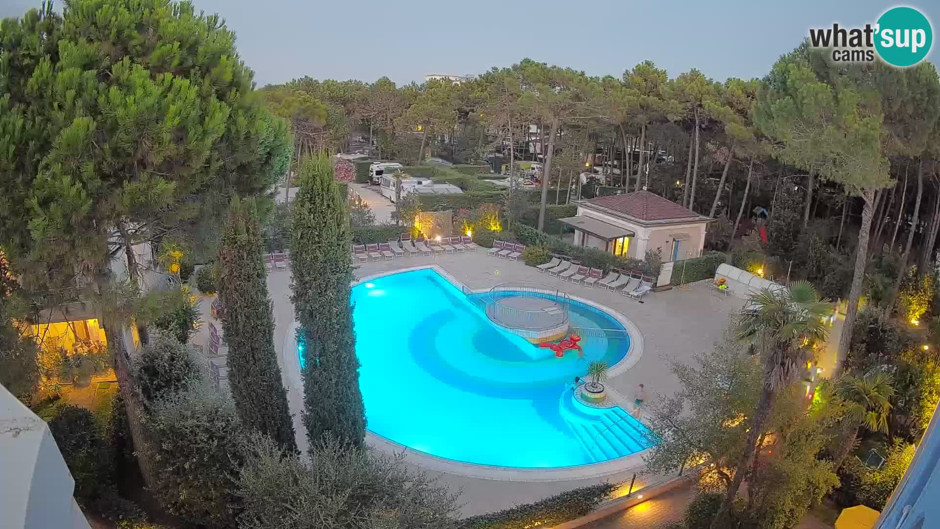 Villaggio Mare Blu pool LIVE webcam Bibione Pineda – Italy