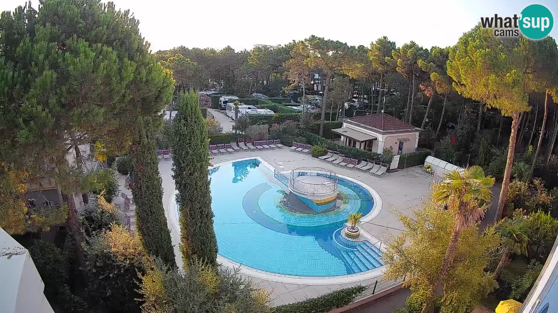 Villaggio Mare Blu pool LIVE webcam Bibione Pineda – Italy