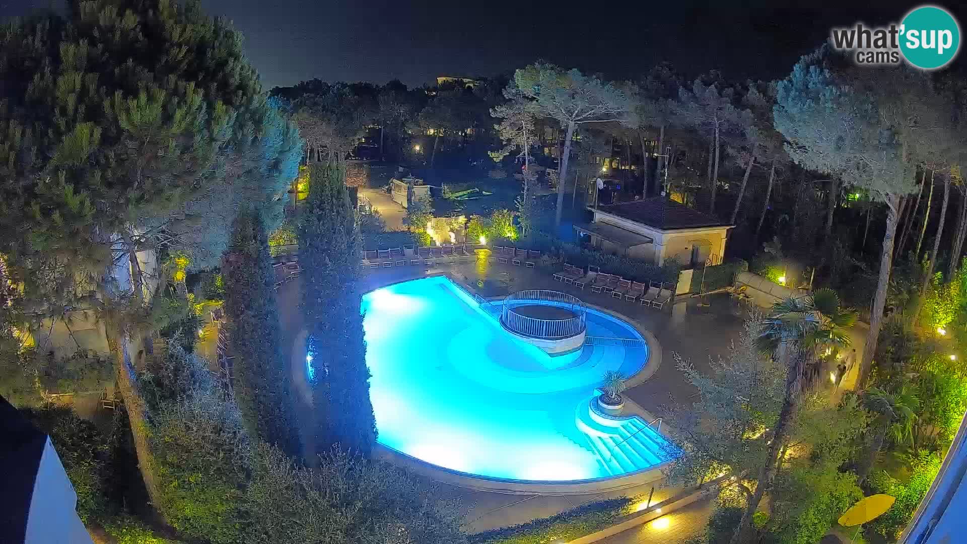 Villaggio Mare Blu pool LIVE webcam Bibione Pineda – Italy