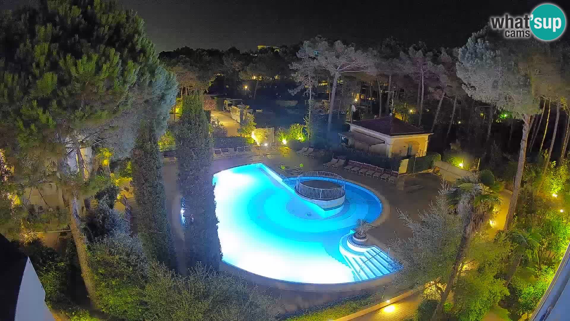 Piscina Villaggio Mare Blu EN VIVO webcam Bibione Pineda – Italia