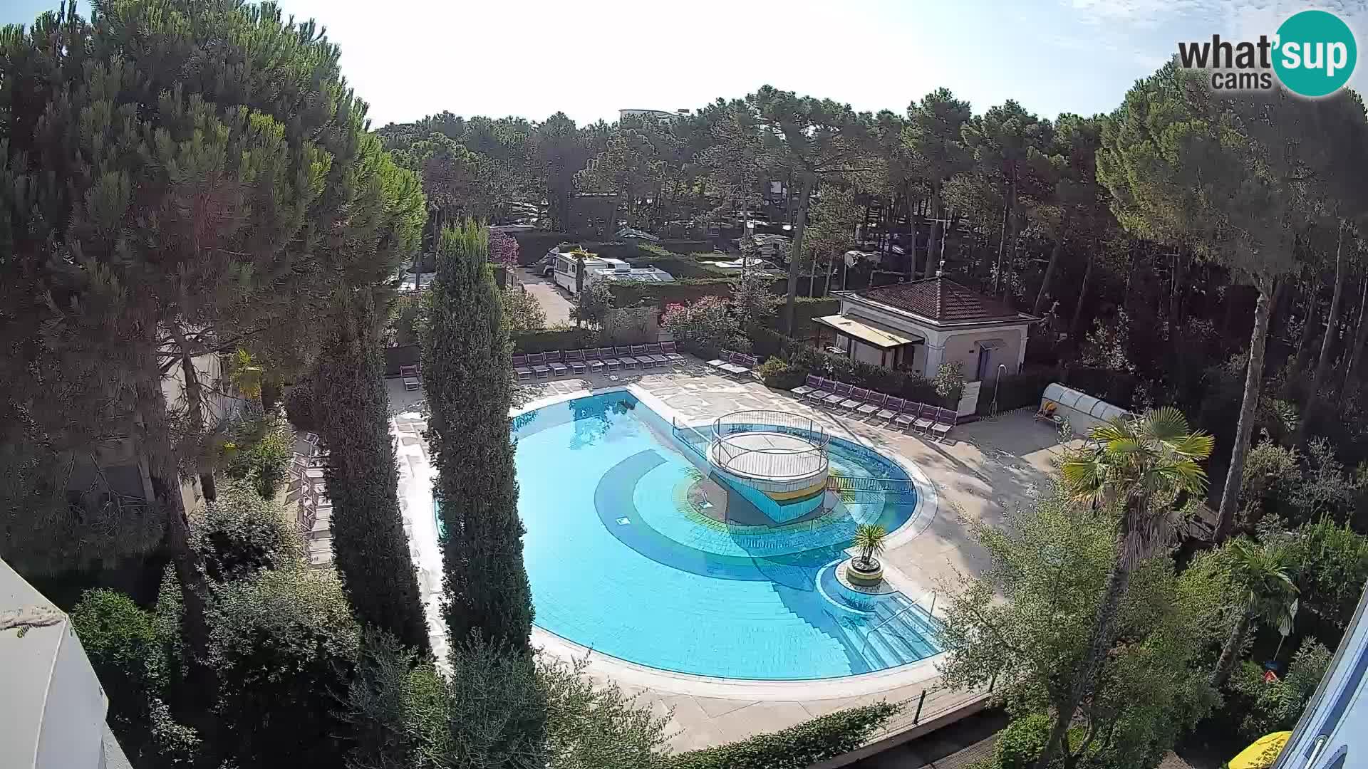 Piscina Villaggio Mare Blu webcam LIVE Bibione Pineda – Italia