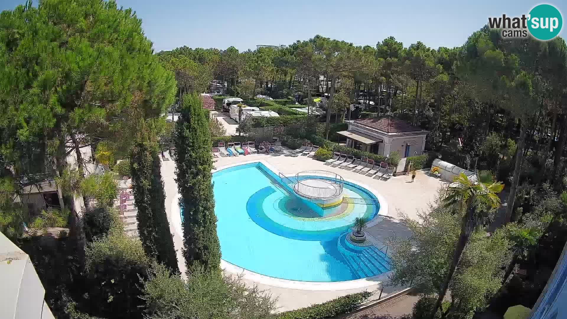 Villaggio Mare Blu pool LIVE webcam Bibione Pineda – Italy