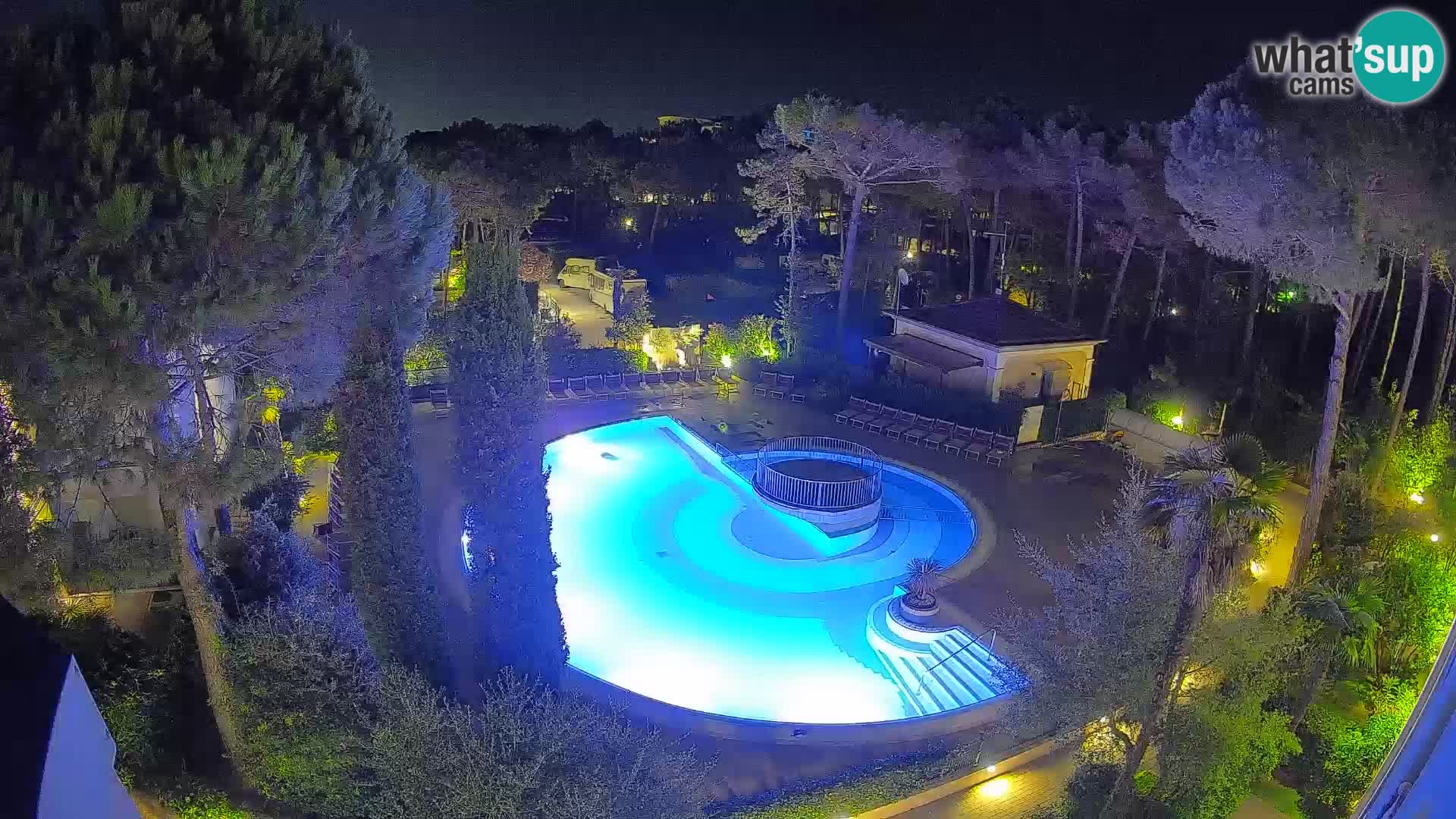 Villaggio Mare Blu piscine LIVE webcam Bibione Pineda – Italie